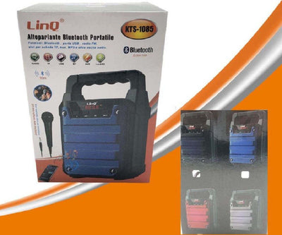 Altoparlante Speaker Cassa Bluetooth Portatile Kts-1085 Radio Fm Lettore Tf Usb Elettronica/Audio e video portatile/Accessori/Casse portatili e Docking Station con altoparlanti/Casse portatili Bluetooth Trade Shop italia - Napoli, Commerciovirtuoso.it