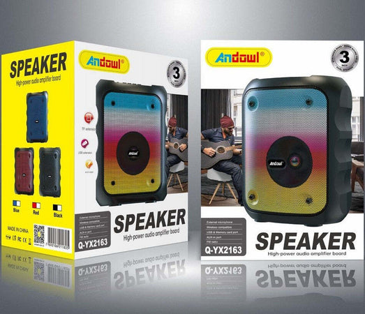 Altoparlante Wireless Bluetooth 5w Con Radio Durata Batteria Fino 3 Ore Q-yx2163 Elettronica/Audio e video portatile/Accessori/Casse portatili e Docking Station con altoparlanti/Casse portatili Bluetooth Trade Shop italia - Napoli, Commerciovirtuoso.it