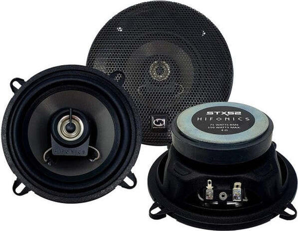 Altoparlanti-Ad-Incasso-300-Watt-130-Mm-Coassiale-A-2-Vie-Adatto-Per-Auto-Fiat