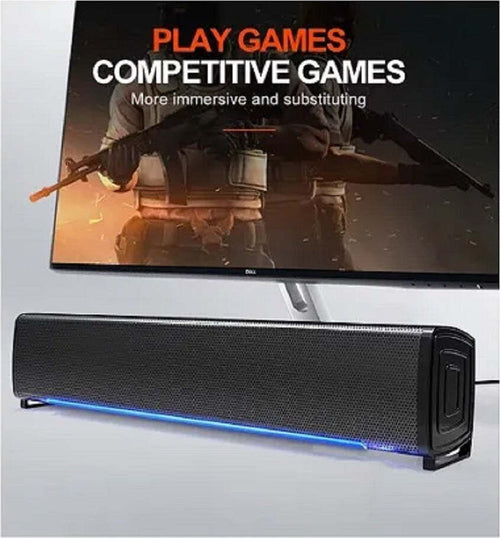 Altoparlanti Q-t125 Speaker Soundbar Per Pc Potenziamento Bassi E Led Alla Base Elettronica/Home Audio e Hi-Fi/Altoparlanti/Soundbar Trade Shop italia - Napoli, Commerciovirtuoso.it