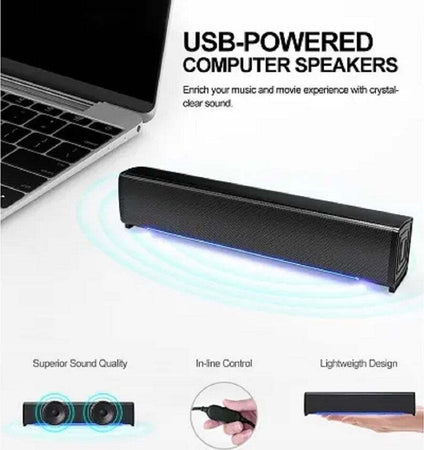 Altoparlanti Q-t125 Speaker Soundbar Per Pc Potenziamento Bassi E Led Alla Base Elettronica/Home Audio e Hi-Fi/Altoparlanti/Soundbar Trade Shop italia - Napoli, Commerciovirtuoso.it