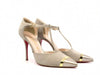 ALTRAMAREA scarpa con tacco da donna in pelle scamosciata beige