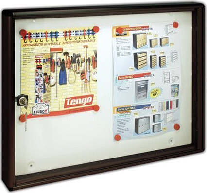 ALUBOX---BACHECA-PORTA-AVVISI-FONDO-MAGNETICO-IN-ALLUMINIO-VERNICIATO-NERO-40CMX55CM