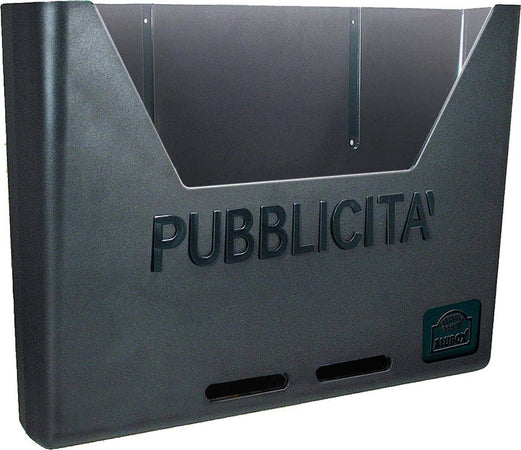 ALUBOX---CASETTA-PER-PUBBLICITA'-CAROSELLO-IN-POLICARBONATO-35.5x25,5x7.5MM-COLORE-GHISA