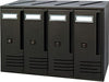 ALUBOX---CASSETTA-POSTALE-CASELLARI-BLOCCHIERE-4-ALLUMINIO-VERNICIATO-NERO-GHISA