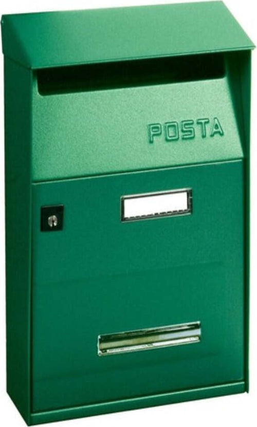 ALUBOX---CASSETTA-POSTALE-EFFE-T-22x33x11CM-COLORE-VERDE