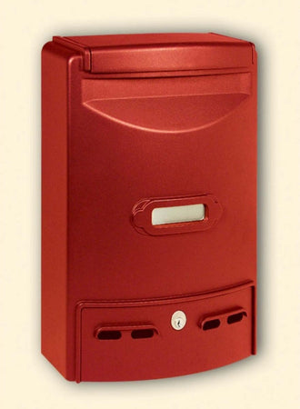 ALUBOX---CASSETTA-POSTALE-EUROPA-MAXI-29x39x10CM-ROSSA***