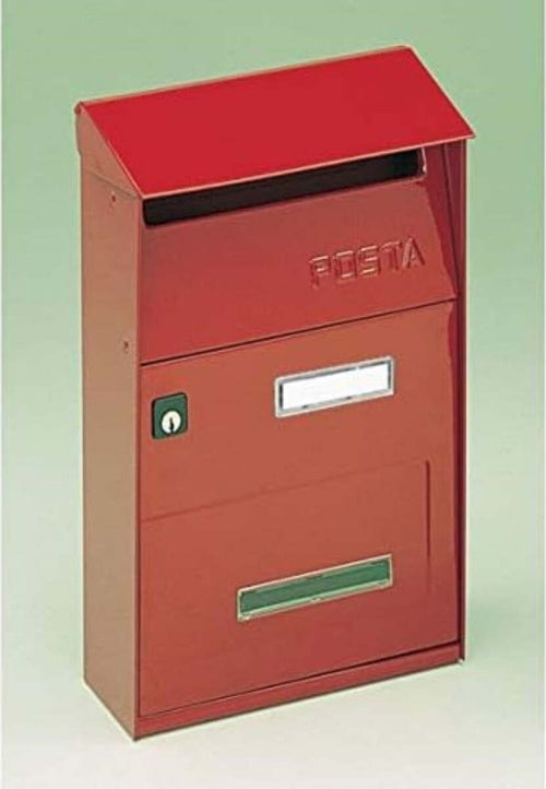 ALUBOX---CASSETTA-POSTALE-ROSSA-EFFE-T-22x33x11CM