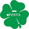 ALUBOX---FRONTALI-MIA-PER-CASSETTE-POSTALI-A-FORMA-DI-QUADRIFOGLIO-COLORE-VERDE