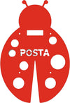 Alubox Frontale Intercambiabile per Cassetta Postale MIA Con Disegno Coccinella Rossa 1x40x27cm Fai da te/Ferramenta/Cassette della posta e accessori/Cassette postali con fissaggio a parete Liquidator Italia - Nicosia, Commerciovirtuoso.it