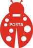 Alubox Frontale Intercambiabile per Cassetta Postale MIA Con Disegno Coccinella Rossa 1x40x27cm Fai da te/Ferramenta/Cassette della posta e accessori/Cassette postali con fissaggio a parete Liquidator Italia - Nicosia, Commerciovirtuoso.it