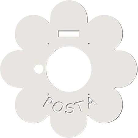 Alubox Frontale Intercambiabile per Cassetta Postale MIA Con Disegno Margherita Bianco 1x40.5x40.5cm Fai da te/Ferramenta/Cassette della posta e accessori/Cassette postali con fissaggio a parete Liquidator Italia - Nicosia, Commerciovirtuoso.it