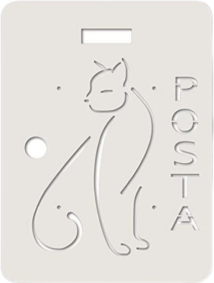 Alubox Frontale Intercambiabile per Cassetta Postale Mia Con Disegno Micio Bianco 1x27x35.5cm Fai da te/Ferramenta/Cassette della posta e accessori/Cassette postali con fissaggio a parete Liquidator Italia - Nicosia, Commerciovirtuoso.it