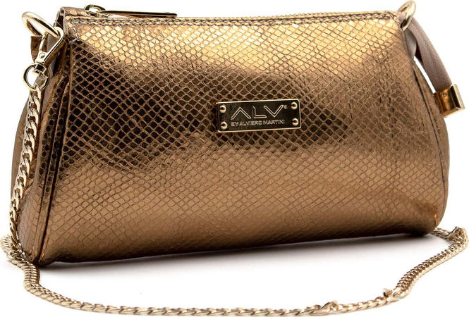 Alv by Alviero Martini Al011b1220 Borsetta Donna 100% Pelle Foderata Con Tracolla a Catena Removibile Pochette Con Singolo Scomparto E Chiusura a Cerniera 22x13x4cm Moda/Donna/Borse/Pochette e Clutch Starbag - Gaeta, Commerciovirtuoso.it