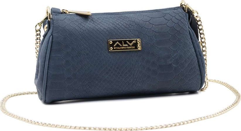 Alv by Alviero Martini Al011b1220 Borsetta Donna 100% Pelle Foderata Con Tracolla a Catena Removibile Pochette Con Singolo Scomparto E Chiusura a Cerniera 22x13x4cm Moda/Donna/Borse/Pochette e Clutch Starbag - Gaeta, Commerciovirtuoso.it