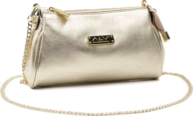 Alv by Alviero Martini Al011b1220 Borsetta Donna 100% Pelle Foderata Con Tracolla a Catena Removibile Pochette Con Singolo Scomparto E Chiusura a Cerniera 22x13x4cm Moda/Donna/Borse/Pochette e Clutch Starbag - Gaeta, Commerciovirtuoso.it