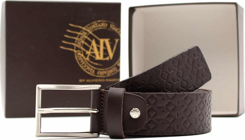 Alv by Alviero Martini Al017cu0117 Cintura Uomo in Cuoio Design Casual Regolabile Con Stampa a Rullo Altezza 3,5 Cm Moda/Uomo/Accessori/Cinture Starbag - Gaeta, Commerciovirtuoso.it