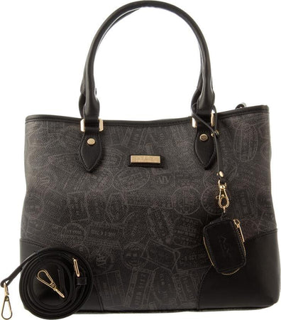 Alv-by-Alviero-Martini-Al904b0414-Borsa-Shopping-Donna-Foderata-Con-Tracolla-Removibile-100%-Pvc-Impermeabile-Borsa-Design-Elegante-Doppio-Scomparto-Con-Chiusura-a-Cerniera-34x28x13cm