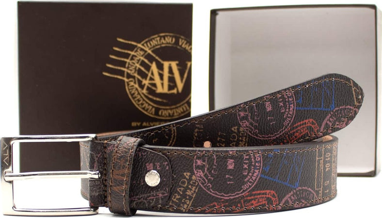Alv by Alviero Martini Al904cu0131 Cintura Uomo Casual Regolabile Con Fibbia Ad Ardiglione E Logo Altezza 3,5cm Moda/Uomo/Accessori/Cinture Starbag - Gaeta, Commerciovirtuoso.it