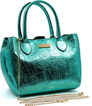 Alv by Alviero Martini Borsa Donna Elevation a Bauletto Stampata Con Catena Removibile E Pochette Interna Borsa Con Logo frontale e Doppia Chiusura a Clip 29×21,5×14 Cm Moda/Donna/Borse/Borse a mano Starbag - Gaeta, Commerciovirtuoso.it