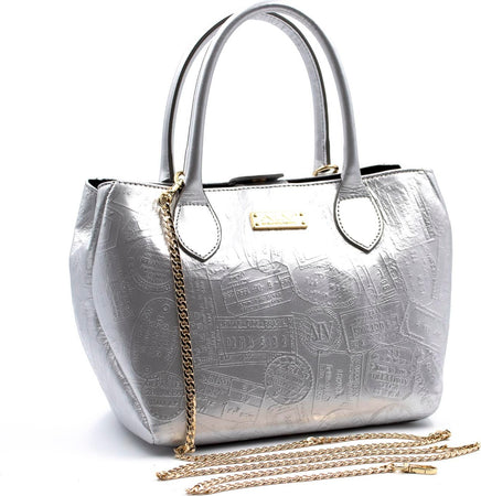 Alv by Alviero Martini Borsa Donna Elevation a Bauletto Stampata Con Catena Removibile E Pochette Interna Borsa Con Logo frontale e Doppia Chiusura a Clip 29×21,5×14 Cm Moda/Donna/Borse/Borse a mano Starbag - Gaeta, Commerciovirtuoso.it