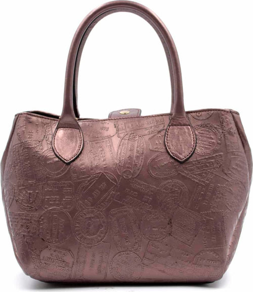 Alv-by-Alviero-Martini-Borsa-Donna-Elevation-a-Bauletto-Stampata-Con-Catena-Removibile-E-Pochette-Interna-Borsa-Con-Logo-frontale-e-Doppia-Chiusura-a-Clip-29×21,5×14-Cm