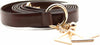 Alv by Alviero Martini Cintura Da Donna Tinta Unita Cintura Regolabile Con Moschettone Ad Anello E Pendenti Moda/Donna/Accessori/Cinture Starbag - Gaeta, Commerciovirtuoso.it