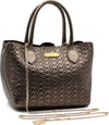 Alv-By-Alviero-Martini-P043-Borsa-Donna-A-Bauletto-Logata-In-Pelle-Elevation-Con-Catena-Borsa-Chiusura-A-Clip-Con-Pochette-Interna-29x21,5x14-Cm