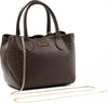 Alv-By-Alviero-Martini-P043-Borsa-Donna-A-Bauletto-Logata-In-Pelle-Elevation-Con-Catena-Borsa-Chiusura-A-Clip-Con-Pochette-Interna-29x21,5x14-Cm