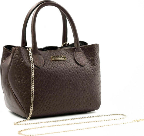 Alv-By-Alviero-Martini-P043-Borsa-Donna-A-Bauletto-Logata-In-Pelle-Elevation-Con-Catena-Borsa-Chiusura-A-Clip-Con-Pochette-Interna-29x21,5x14-Cm