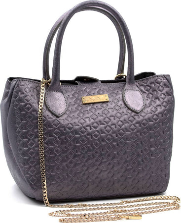 Alv By Alviero Martini P043 Borsa Donna A Bauletto Logata In Pelle Elevation Con Catena Borsa Chiusura A Clip Con Pochette Interna 29x21,5x14 Cm Moda/Donna/Borse/Borse a mano Starbag - Gaeta, Commerciovirtuoso.it