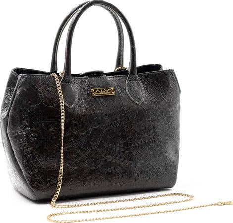 Alv By Alviero Martini P043_xl_scc Elevation Xl Borsa Donna A Bauletto In Pelle 100% Stampata Con Catena Removibile E Doppia Chiusura A Clip E Pochette Interna 30x24x15 Cm Moda/Donna/Borse/Borse a mano Starbag - Gaeta, Commerciovirtuoso.it