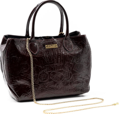 Alv By Alviero Martini P043_xl_scc Elevation Xl Borsa Donna A Bauletto In Pelle 100% Stampata Con Catena Removibile E Doppia Chiusura A Clip E Pochette Interna 30x24x15 Cm Moda/Donna/Borse/Borse a mano Starbag - Gaeta, Commerciovirtuoso.it