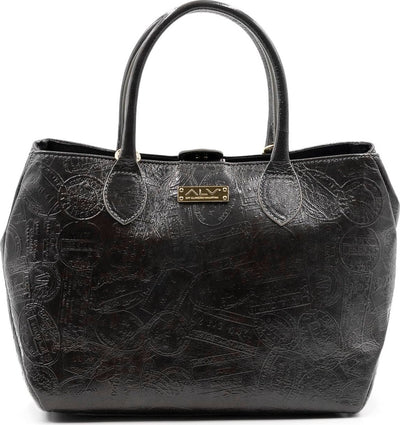 Alv-By-Alviero-Martini-P043_xl_scc-Elevation-Xl-Borsa-Donna-A-Bauletto-In-Pelle-100%-Stampata-Con-Catena-Removibile-E-Doppia-Chiusura-A-Clip-E-Pochette-Interna-30x24x15-Cm