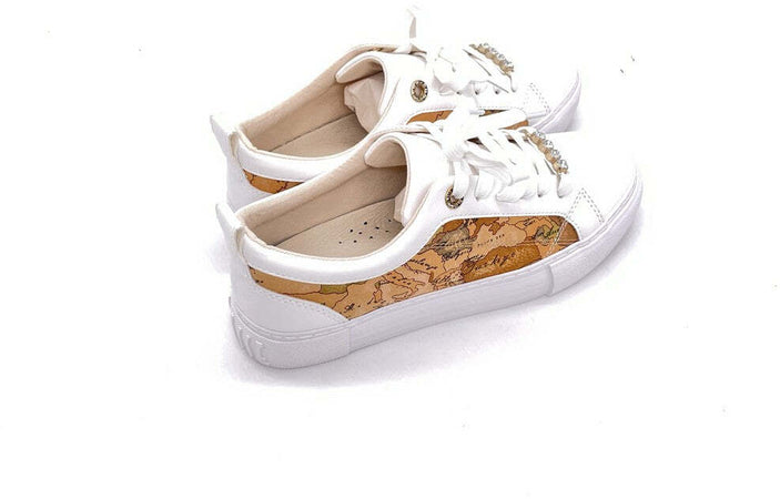 ALVIERO MARTINI 1 Classe Sneaker donna Bianco Geo/ Beige