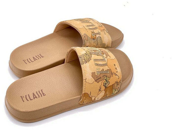 ALVIERO MARTINI 1Classe Ciabatte Donna Geo Beige