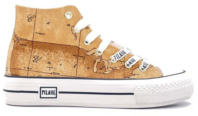 ALVIERO MARTINI 1Classe Converse Alte Donna Natural