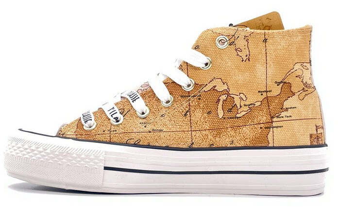 ALVIERO MARTINI 1Classe Converse Alte Donna Natural