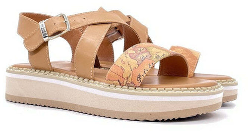 ALVIERO MARTINI 1Classe Sandali Donna Beige/ Geo