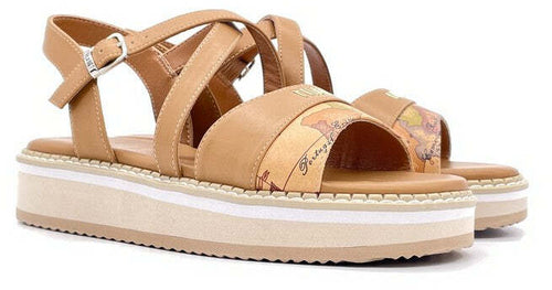ALVIERO MARTINI 1Classe Sandali Donna Geo/ Beige Cuoio