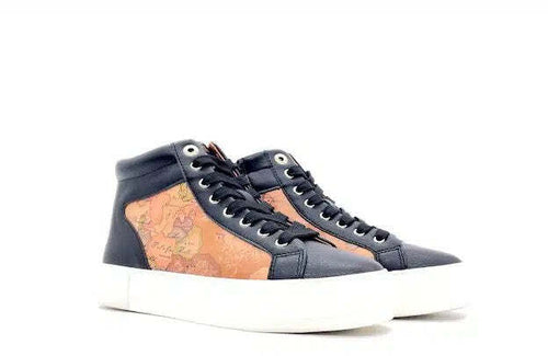 ALVIERO MARTINI Sneaker Alta Donna Black/ Geo Beige