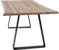 ALVIN---tavolo-da-pranzo-moderno-in-metallo-e-legno-250x100-Nero-Milani-Home