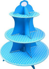 Alzatina In Cartone Porta Torta Dolci Cupcake 3 Ripiani Azzurro Con Pois Bianchi Casa e cucina/Stoviglie/Piatti ciotole e vassoi/Piatti per servire/Alzate per dolci e frutta Trade Shop italia - Napoli, Commerciovirtuoso.it