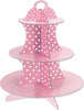ALZATINA STAND ROSA A POIS IN CARTONE CARTA 3 PIANI SUPPORTO PER DOLCI MUFFIN Casa e cucina/Stoviglie/Piatti ciotole e vassoi/Piatti per servire/Alzate per dolci e frutta Trade Shop italia - Napoli, Commerciovirtuoso.it