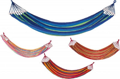 Amaca Con Supporto In Legno 100x200cm Giardino 280gr. 4 Colori Assortiti 6099183 Giardino e giardinaggio/Arredamento da giardino e accessori/Amache sedie sospese e accessori/Amache Trade Shop italia - Napoli, Commerciovirtuoso.it