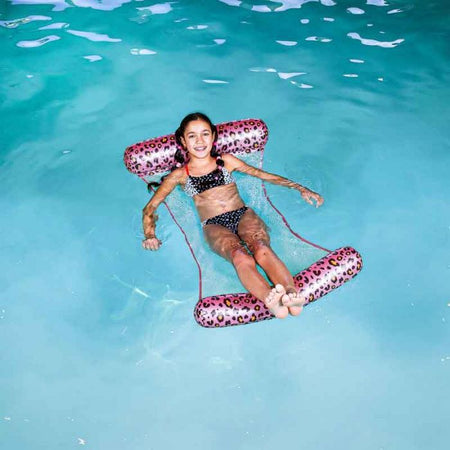 Amaca d&#039;Acqua Swim Essentials Leopardata Rosa Giochi e giocattoli/Sport e giochi all'aperto/Giochi aquatici e piscine per bambini/Canotti e gonfiabili galleggianti La Casa Del Bebè - Napoli, Commerciovirtuoso.it