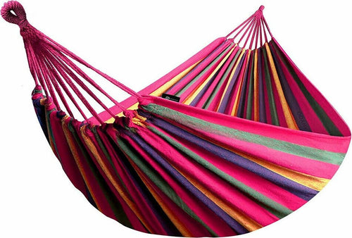 Amaca Da Giardino Singola In Tessuto Cotone Relax Campeggio 200x80cm Multicolore Articoli da Giardino > Arredo giardino > Prodotti Da Esterno Trade Shop italia - Napoli, Commerciovirtuoso.it