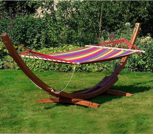 Amaca Da Giardino Singola Xl In Legno Cotone Relax Campeggio 200x120cm 2 Colori Giardino e giardinaggio/Arredamento da giardino e accessori/Amache sedie sospese e accessori/Amache Trade Shop italia - Napoli, Commerciovirtuoso.it