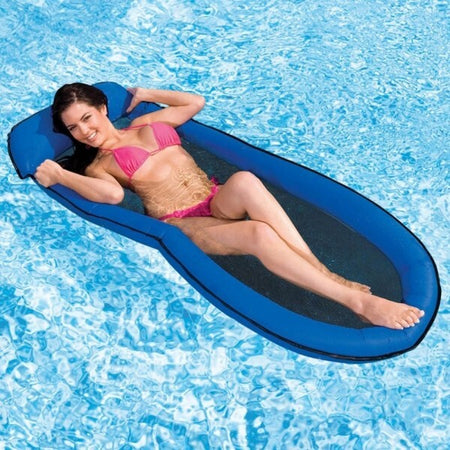 Amaca Materassino Gonfiabile Relax Mare Piscina Fondo A Rete 2 Colori Giochi e giocattoli/Sport e giochi all'aperto/Giochi aquatici e piscine per bambini/Canotti e gonfiabili galleggianti Trade Shop italia - Napoli, Commerciovirtuoso.it