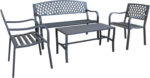 AMADO---salotto-da-giardino-2-posti-in-ferro-Grigio-Milani-Home